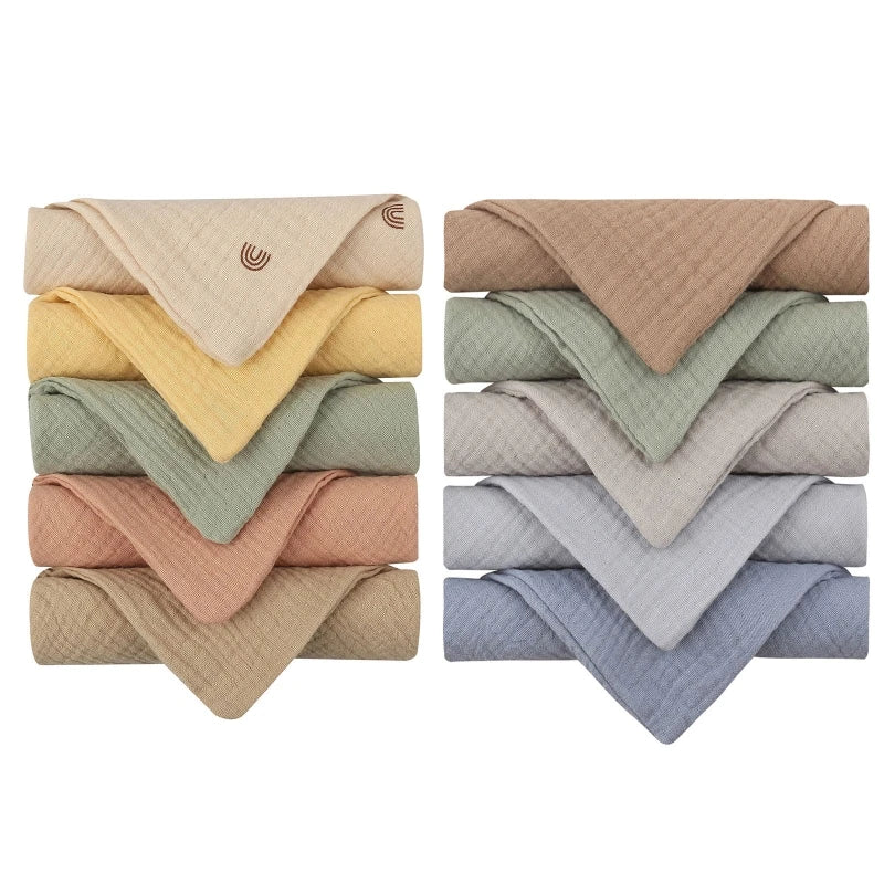Baby Square Towels – 10Pcs Set