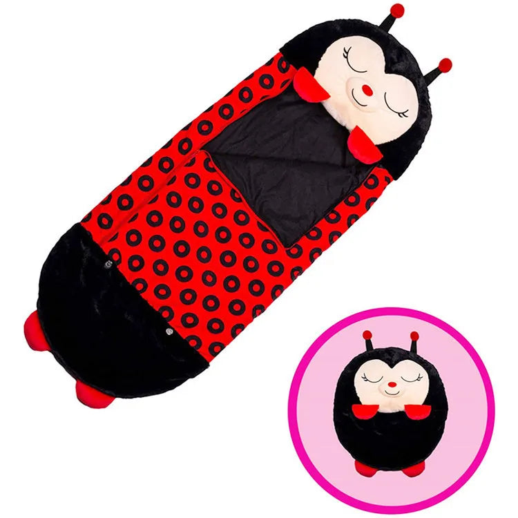 Children’s Cartoon Sleeping Bag with Pillow