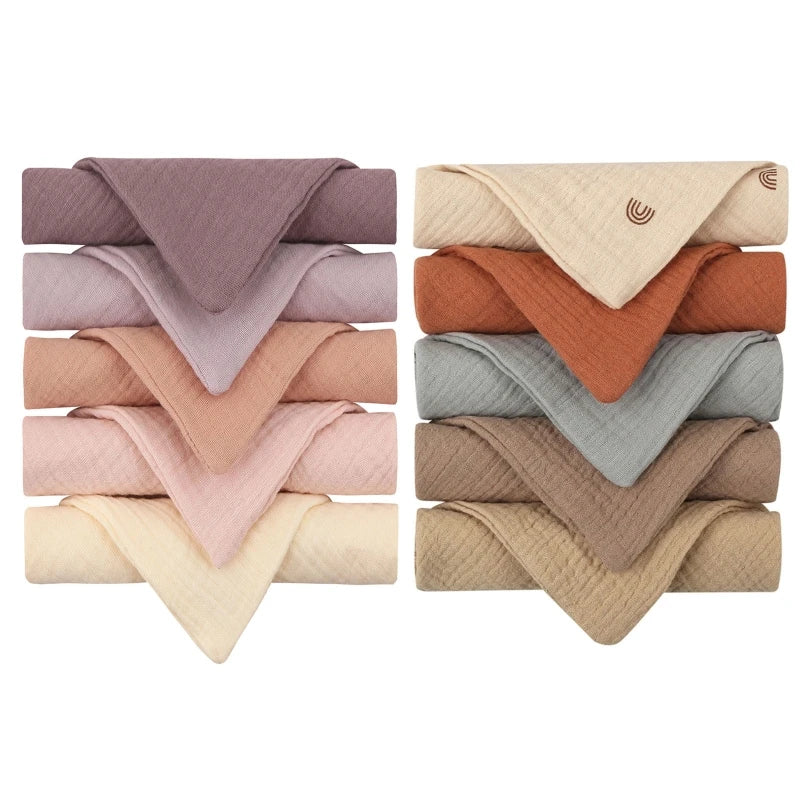 Baby Square Towels – 10Pcs Set