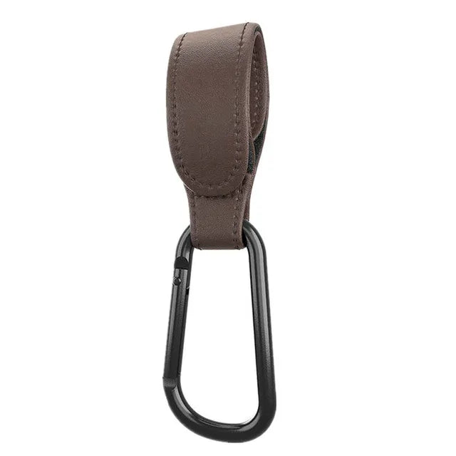 Leather Stroller Hooks – 360° Rotating 1/2pcs