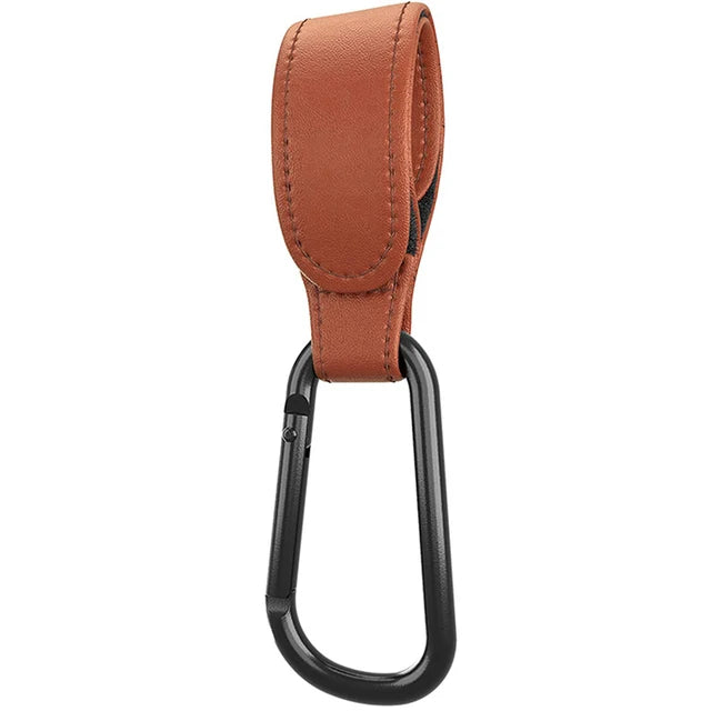 Leather Stroller Hooks – 360° Rotating 1/2pcs