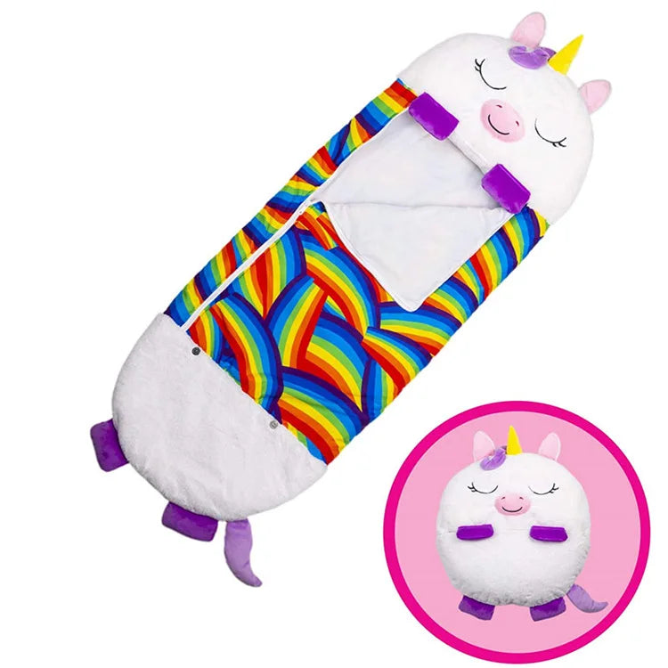 Children’s Cartoon Sleeping Bag with Pillow