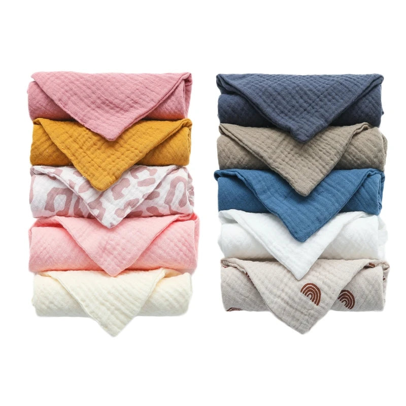 Baby Square Towels – 10Pcs Set
