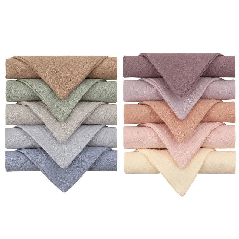 Baby Square Towels – 10Pcs Set