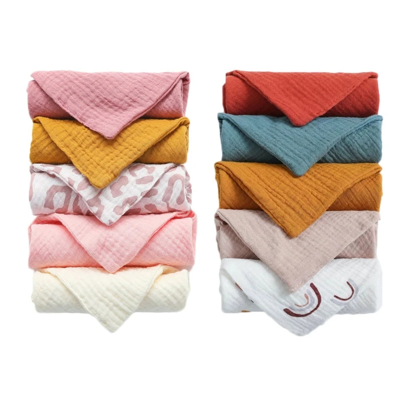 Baby Square Towels – 10Pcs Set