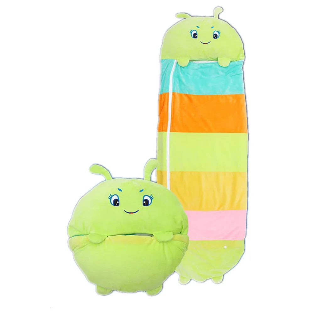 Children’s Cartoon Sleeping Bag with Pillow